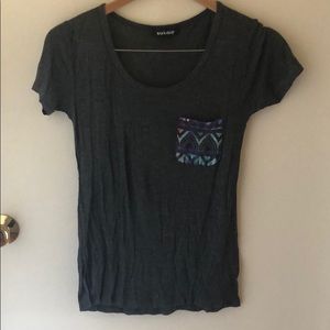 Gray Pocket Tee
